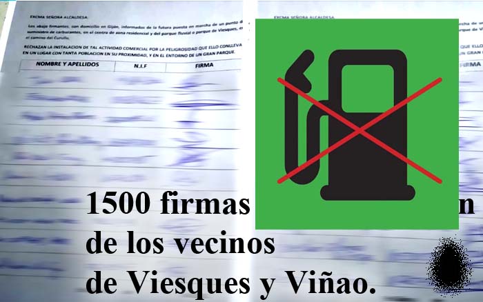 1500 firmas avalan la razón de los vecinos de Viesques y Viñao